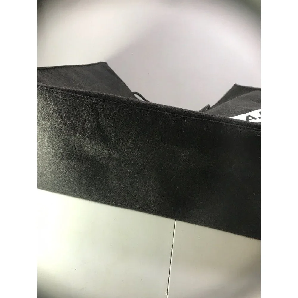 AKA Large Black Felt Promo Shopping Bag Reusable 19.5" x 19.25" x 8" - Picture 5 of 5